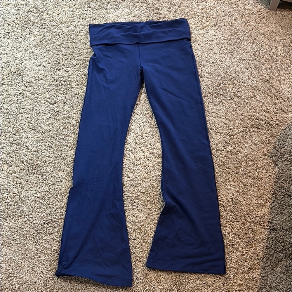 Navy Blue flare yoga pants